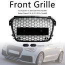 Glans sort front bikakestøtfangergrill for Audi A1 S1 2010-2014