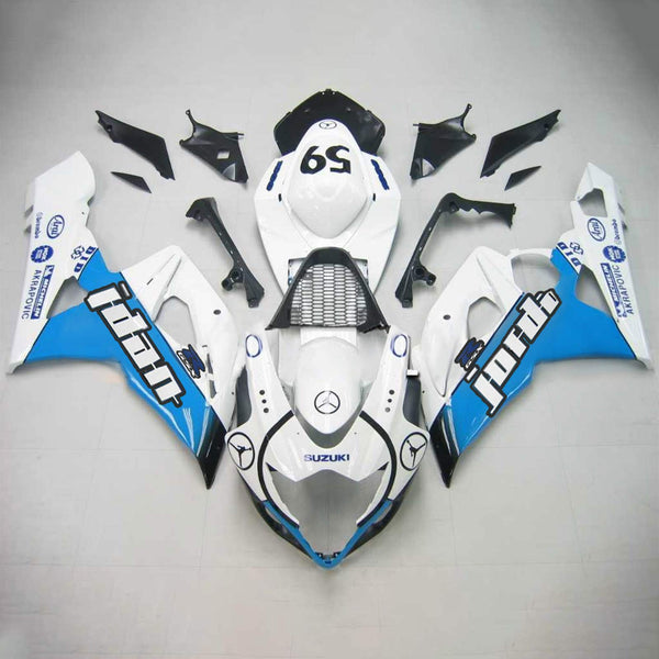 2005-2006 Suzuki GSXR1000 K5 Zestaw wyzwalacza wtrysku Nadwozie Plastik ABS