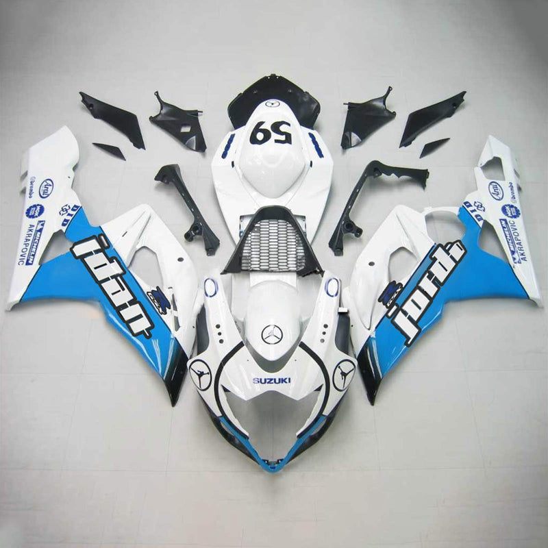 2005-2006 Suzuki GSXR1000 K5 Injektionsabzugs Kit Körperwerk Kunststoff ABS