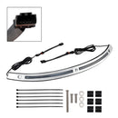 2014+Touring Electra Glide Street Glide Ultra Limited LED Lauf Blinker Licht Windschutzscheibe Trim