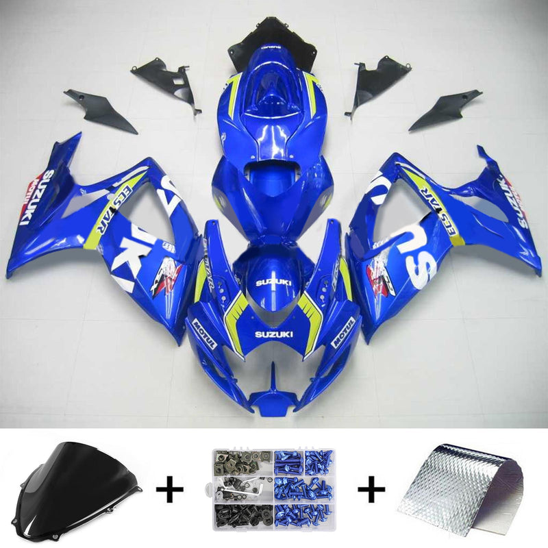 2006-2007 K6 Suzuki GSXR 600/750 Kit de carenagem de injeção de corpo de plástico