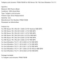 2015–2020 VW Sharan 7N1, 7N2 2.0 TSI FWD MPV Heckklappenschlossaktuator 7P0827505M