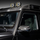 Passer til Mercedes-Benz G-Klasse G63 G550 fra 2025: Trimliste til sideluftudtag af kulfiber foran