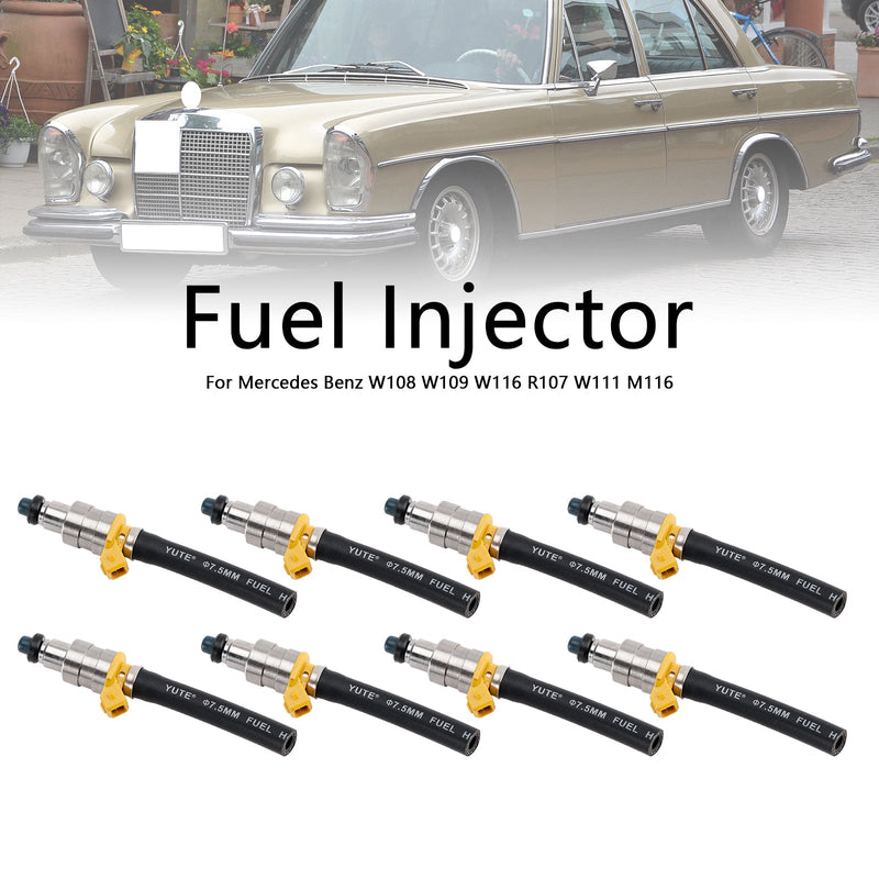 Mercedes W108 W109 W116 R107 W111 M116 8PCS Fuel Injector 0000783123