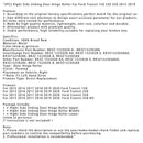 2015-2020 Ford Transit-350 3-delad skjutdörrsgångjärn på höger sida