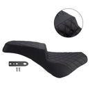 2021-2025 Street Bob 114 Softail Gerippter Komplett-Sitz mit Polsterung für Fahrer und Beifahrer