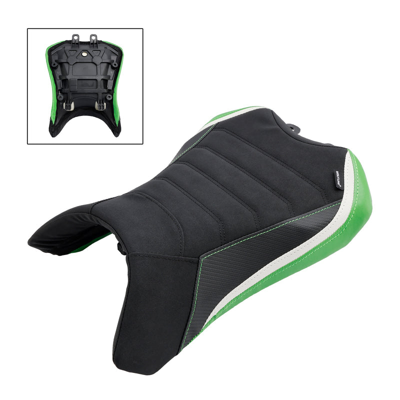 2022–2023 Kawasaki Ninja 1000SX vorne Fahrer Raider Sitz Sozius Sattel grün