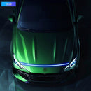 Auto Motorhaube LED Tagfahrlicht Streifen Flexible Dynamische Scan Starten