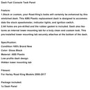 2000–2017 Road King Armaturenbrett-Kraftstoffkonsolen-Tankplatte