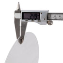 Ovales, bare lisensplate laget av aluminiumslegering, DIY, universell passform for motorsykler