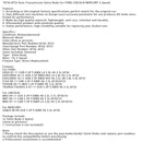 2010-2011 Ford Explorer Ven 5 SP RWD/4X4 V6 3,5 L V8 5,0 L 5,4 L 6F55 6F50 6F55 Automaattivaihteisto Valard Body 5-nopeus