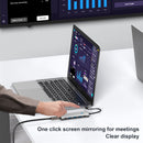 9 in 1 TYPE-C + USB3.0 USB2.0 HDMI SD/TF PD100W Audio Data Interface Hub Adapter