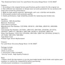 Land Rover Discovery Range Rover 3.0 V6 306DT Paar Aluminium-Ventildeckel