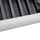 Forreste kofangergrill, hvid &amp; sort, egnet til Jeep Wrangler JL JT (2018–2023)