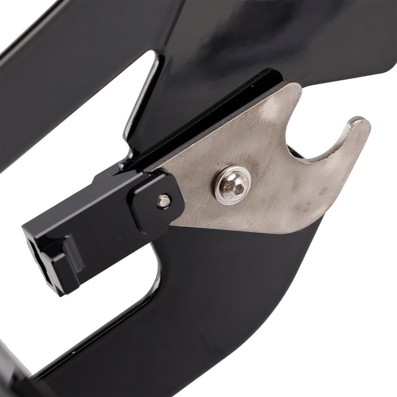 2022–2025 Softail Low Rider ST FXLR ST Schwarzer Gepäckträger für die Kofferraummontage mit zwei Aufsätzen