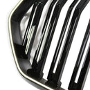 2023–2025 BMW X6 G06 M60I kameran reikällä, kaksoiskamelli etukerroksen säleikkö