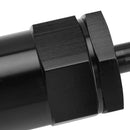Svart inline EFI drivstoffsystemfilteradapter 3/8""-slange med 30-mikron filterelement