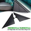 2012-2019 Fiat 500 2X Links + Rechts Seitenansicht Tür Spiegel Flagge Abdeckung Form Trim