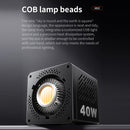 40W de alta potência M60 luz fotográfica luz solar COB externa