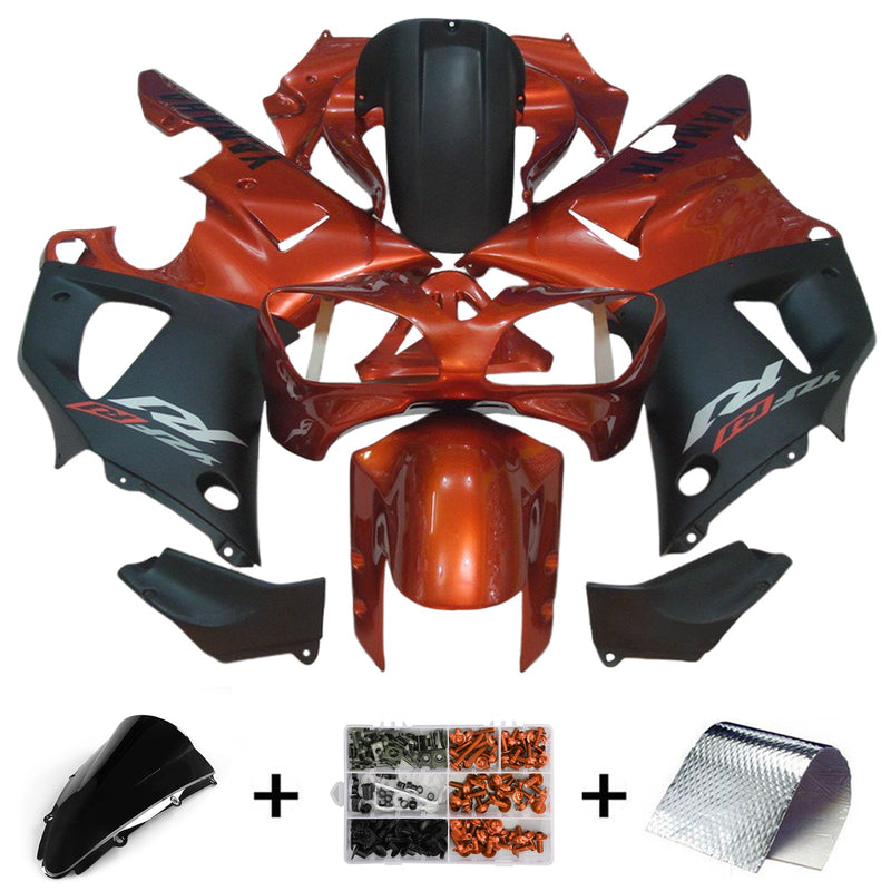 2000-2001 Yamaha YZF 1000 R1 injeksjonskinnesett kroppsplast ABS