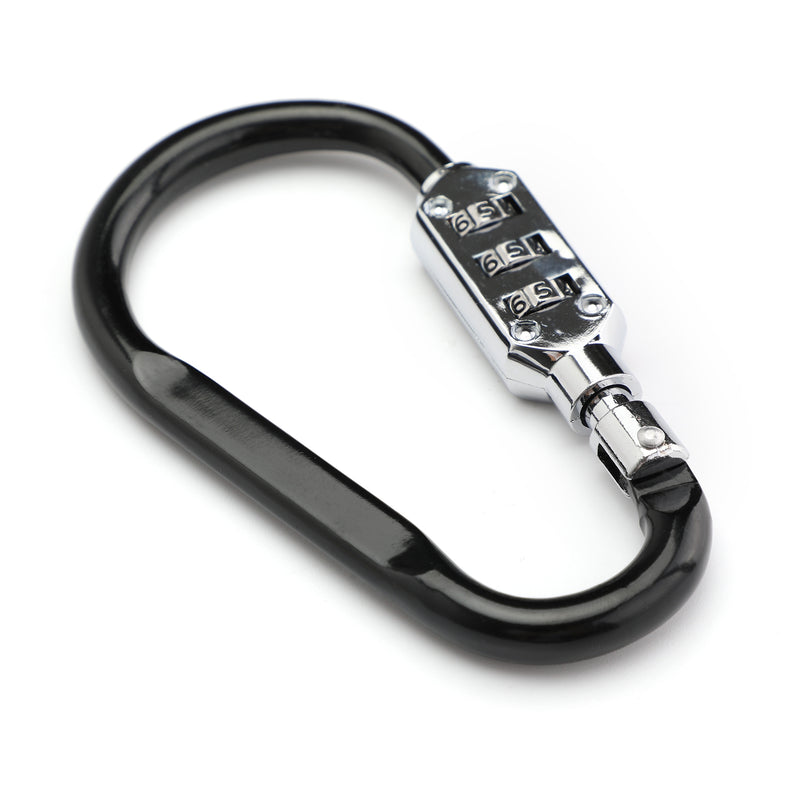 Hjälmlås T-stång passar upp till 1 1/2 tums styre motorcykel cykel skoter krom