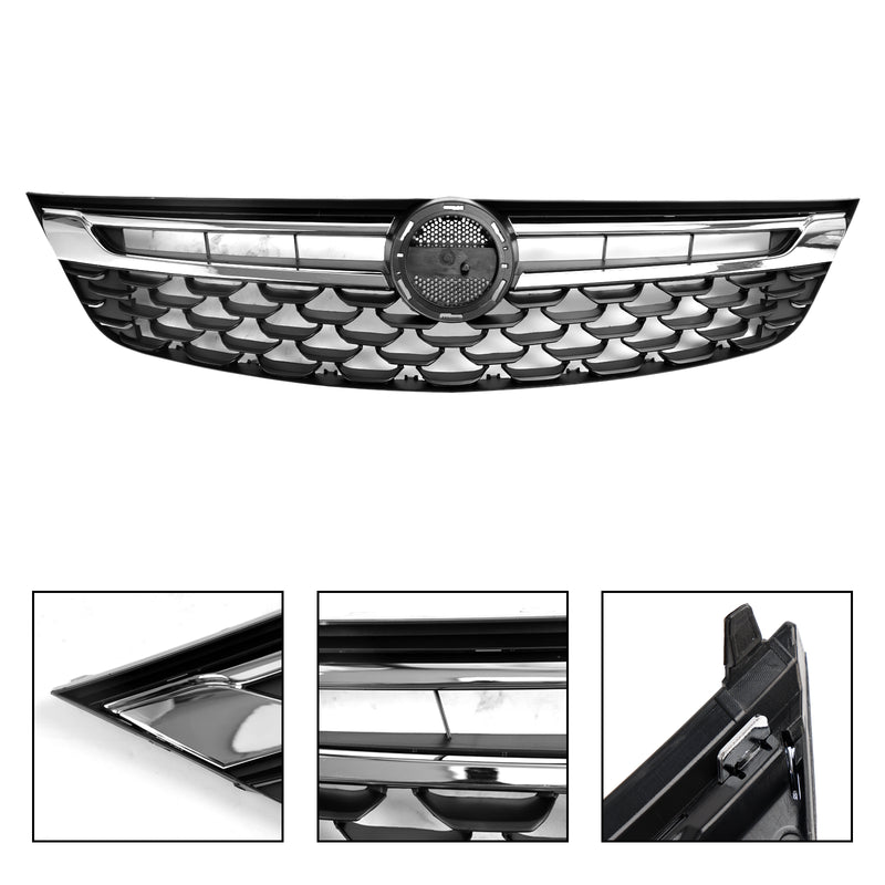 Sort Krom Front Bumper Grill Grill For Opel Astra K 2015-2019 Facelift