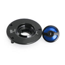 Brændstofdæksel quick release sort til Honda CB CBR 600 900 1000 RR CBF 1000 F