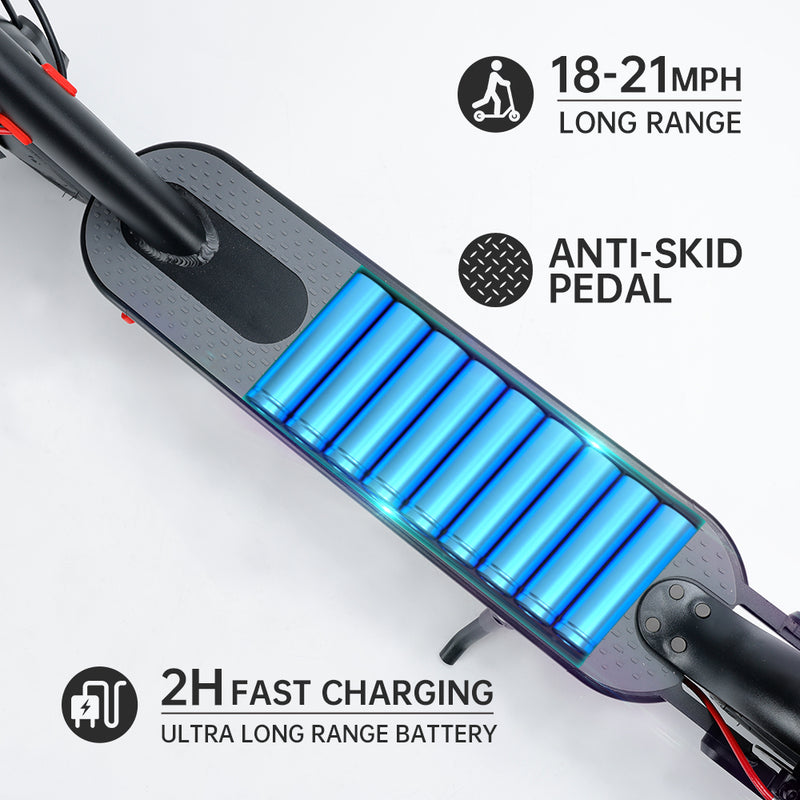 Składana hulajnoga elektryczna 8,5" z aplikacją, 350 W, zasięg 35 km, 30 km/h, dojazdy do miasta