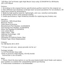 2012-2019 VW Beetle LED 3. Cock Brake Light High Montering Stop Lamp 5C5945097B