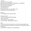 1999–2003 BMW E39 5-Serie Paar Frontstoßstange Nebelscheinwerfer ohne Leuchtmittel