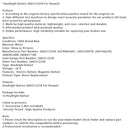 Scheinwerfer-Vorschaltgerät 260551225R für Renault