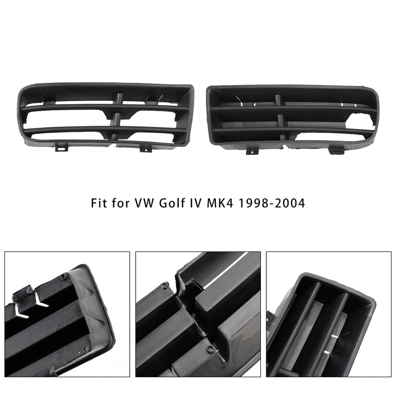 1998-2004 VW Golf IV MK4 1 Par av frontväte Skärmlingsljus Grill Cover 1J085365B 1J085366E