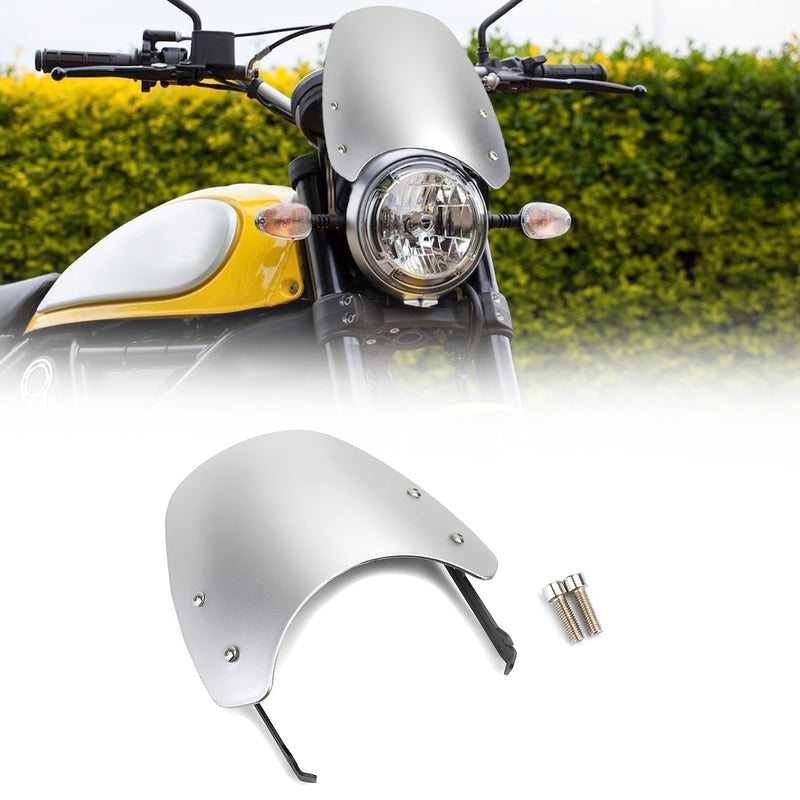 Motorrad Windschild Windschutzscheibe für Ducati Scrambler 2015-2018