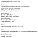 2021-2024 Ducati Monster 950 937 Carenagem da tampa do assento traseiro