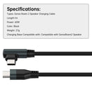 Ladekabel, hochwertiges Ersatz-Ladekabel für Sonos Roam 2 Lautsprecher