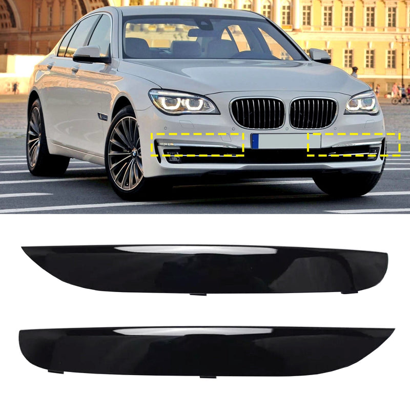 2009–2015 BMW 7er F01 F02, 2 x Front M Sport Stoßstangenzierleisten