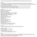 2015-2021 Nissan Navara NP300 D23 3D Strip Strip LED-par baglyslampe