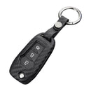 Autoschlüsselhülle aus Leder und Silikon mit Schnalle für Ford