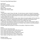 2018 Harley Cvo Road Glide Custom FLTRXSE Front Indvendig kåbe Stålbeslag 47200266