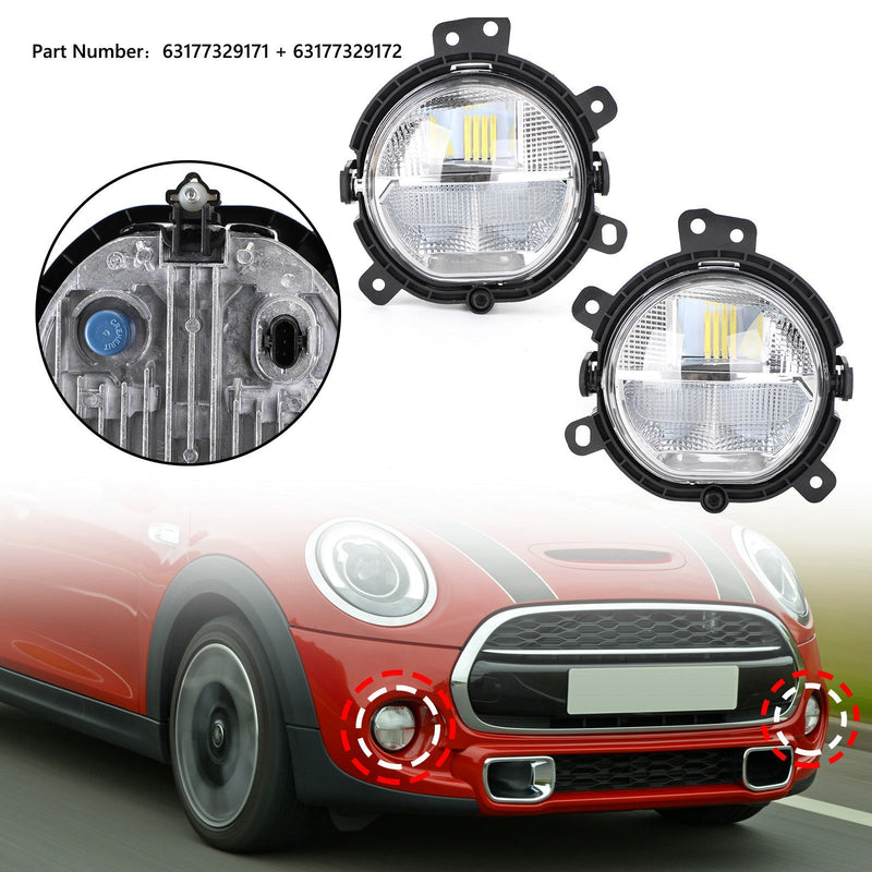 BMW Mini F55 F56 F54 F57 Zderzak przedni lewe i prawe lampy przeciwmgielne