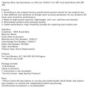 Ford Windsor 221 260 289 302 V8-Motorzündung, blauer Verteilerdeckel mit 65K-Spule 1030213