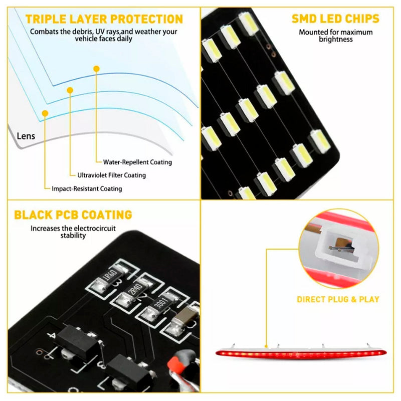 Rote dritte Bremsleuchte 63257164978 für BMW 1er 128i 135i M E82 E88