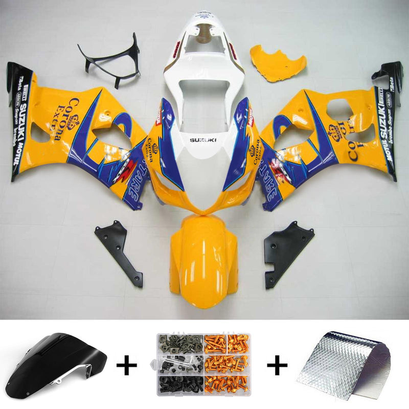 2003-2004 Suzuki GSXR1000 K3 Zestaw wyzwalacza wtrysku Nadwozie Plastik ABS