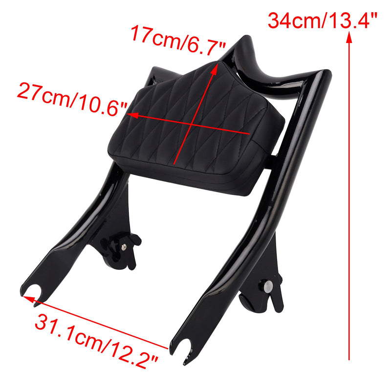 2020–2023 CVO Street Glide FLHXSE Beifahrer-Sissybar-Rückenlehne