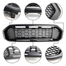Černá mřížka předního nárazníku pro Ford Ranger T8 2019-2023 W/LED světlo
