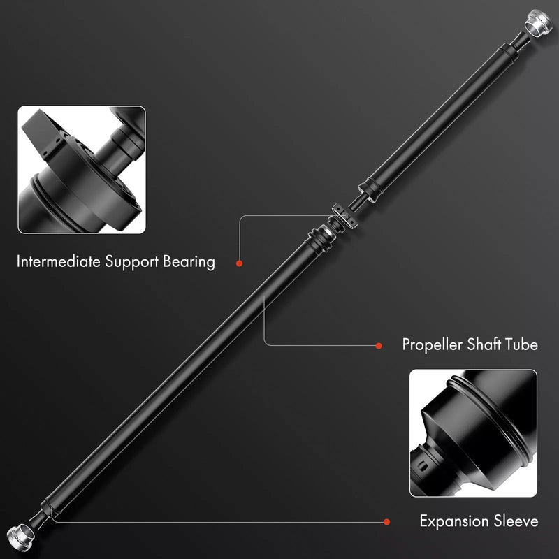 2001-2002 BMW 330i L6 3.0L takaosan automaattivaihteisto Taka-aseman akselin nivelakselin kokoonpano 2617505211