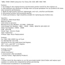 ROCHESTER 650 CFM Vergaser 4BBL 1904R 1906R