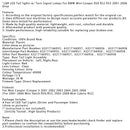 2001 2002 2003 2004 2005 2006 BMW Mini Cooper R50 R52 R53 L y R Luces traseras LED con señales de giro