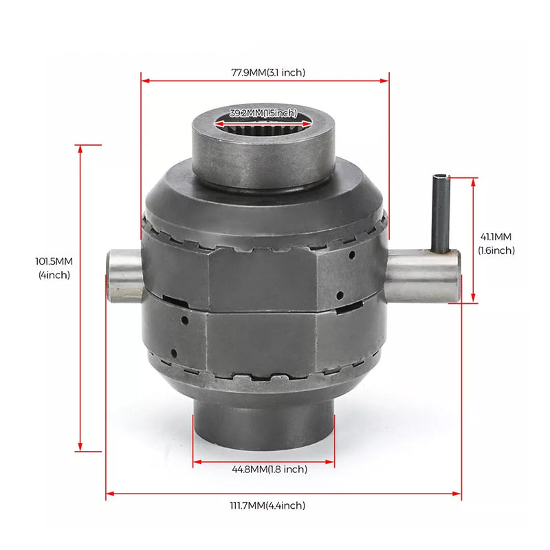2011–2017 Jeep Wrangler vhodný pro Dana 30, 27 SPLINE Front Diferencial Loose Sld3027