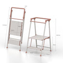 2-stufiger Küchen-Stepper für Erwachsene, klappbarer Tritthocker, Kinder-Klapp